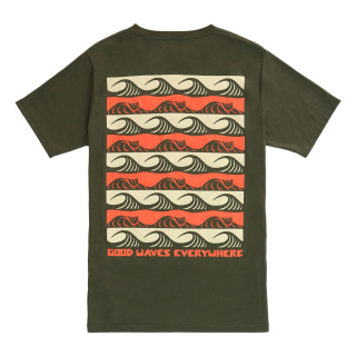 Polo manga corta GOODWAVES verde