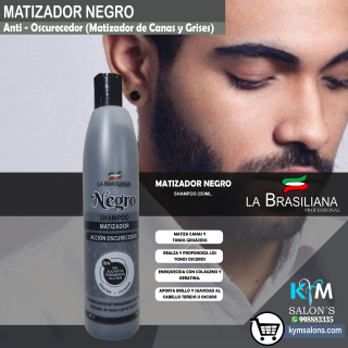 La Brasiliana Matizador Negro - Para Canas y Gama de Grises 250ml. CodMatiz