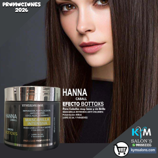 Mascarilla 400gr. Hanna Caball Efecto Bottoxs Anti Frizz CodHanneb