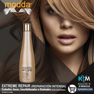 Shampoo 300ml. Cabellos muy Dañados - Extreme Repair Modda CodRepEX