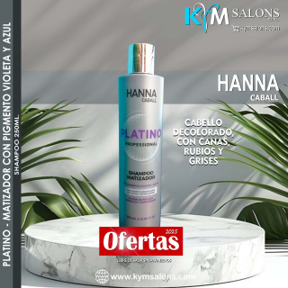 Shampoo 250ml. Platino Hanna Caball CodHannpl
