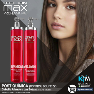 PACK SHAMPOO 1000ml. + CONDITIONER 1000ml. Italian Max Post Química CodItaPQ