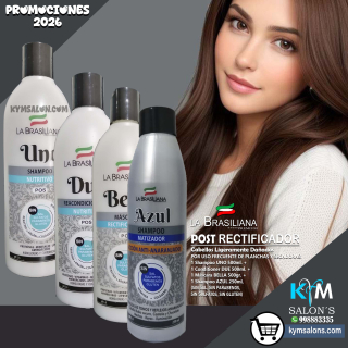 COMBO: 1 UNO 500ml. + 1 DUE 500ml. + 1 BELLA 500gr. + 1 MATIZADOR AZUL 250ML. LA BRASILIANA CodUnoBel