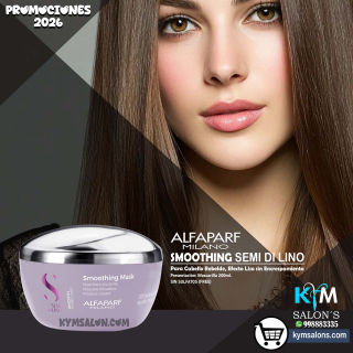 Mascarilla 200gr. Smooth Semi Di Lino de Alfaparf - CodSmoothing