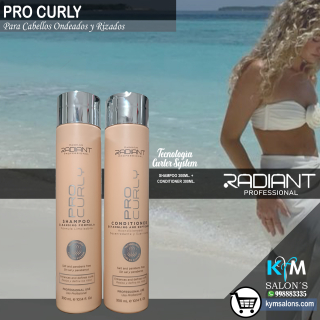PACK SHAMPOO 300ml. + CONDITIONER 300ml.  PRO CURLY RADIANT CodCurlyRad