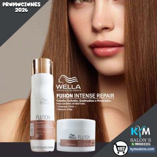 Pack Shampoo 250ml. + Mascarilla 150ml. Fusion Intense Repair Wella Codwefus