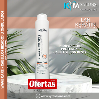 SHAMPOO 500gr. LAN KERATIN Wave Care CodLanwcar