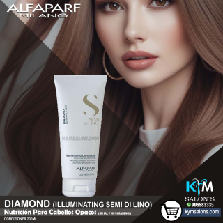 CONDITIONER 200ml. DIAMOND Illuminating Semi di Lino CodDiamond