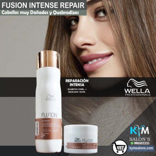 Pack Shampoo 250ml. + Mascarilla 150ml. Fusion Intense Repair Wella Codwefus
