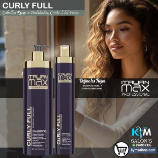 PACK CURLY FULL SHAMPOO 500ml. + CONDITIONER 300ml. ITALIAN MAX CodItacurly