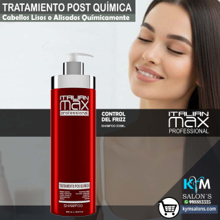 SHAMPOO 500ml. Italian Max Post Química CodItaPQ