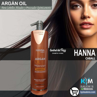 SHAMPOO 1000ml. Argan Oil Hanna Caball CodHannarg