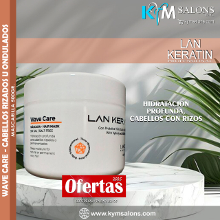 MÁSCARA 500gr. LAN KERATIN Wave Care CodLanwcar