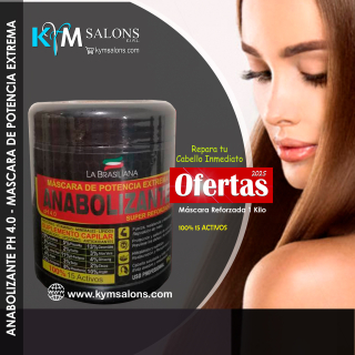 La Brasiliana Anabolizante Super Reforzado 1000ml. Ph 4.0 (Máscara de Potencia Extrema) CodAnabExtr