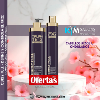 Pack Shampoo 500ml. + Conditioner 300ml. Italian Max Curly Full CodItacurly