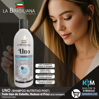 SHAMPOO UNO 500ML. LA BRASILIANA CodLaBrasSR1