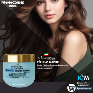 MÁSCARA 335gr. Células Madre La Brasiliana Premium CodCelPre