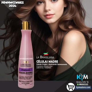 SHAMPOO 335ml. CÉLULAS MADRE LA BRASILIANA PREMIUM CodCelPre