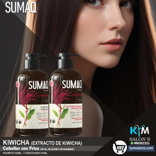 PACK SHAMPOO 500ml. + CONDITIONER 500ml. SUMAQ Kiwicha CodSumaqki