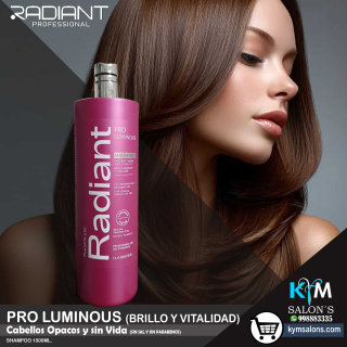 SHAMPOO 1000ml. KERATIN PRO LUMINOUS Radiant CodRadProke