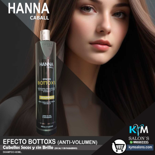 Shampoo 400ml. Efecto Bottoxs Anti Frizz Hanna Caball CodHanneb