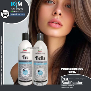 PACK RECTIFICADOR: TRE 500ml. + BELLA 500ml. LA BRASILIANA CODRECTBEL