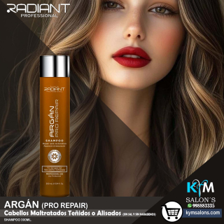 SHAMPOO 300ml. RADIANT Argán Pro Repair CodRadProre