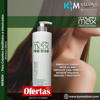 REFRESH SHAMPOO 500ml. ITALIAN MAX Codrefita