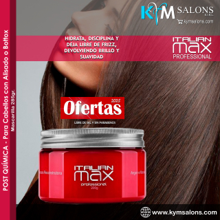 MÁSCARA RECONSTRUCTORA 285gr. Italian Max Post Química CodItaPQ