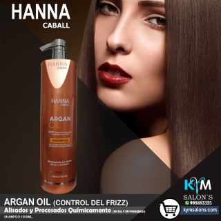 SHAMPOO 1000ml. Argan Oil Hanna Caball CodHannarg
