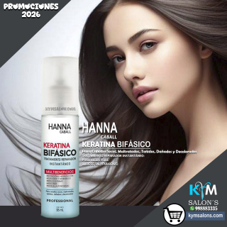 KERATINA BIFÁSICO - Reparador Instantáneo Bifásico 95ml. (Hanna Caball) CodHannbio