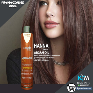 SHAMPOO 400ml. Argan Oil Hanna Caball CodHannarg