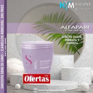 Mascarilla 500gr. Smooth Semi Di Lino de Alfaparf - CodSmoothing