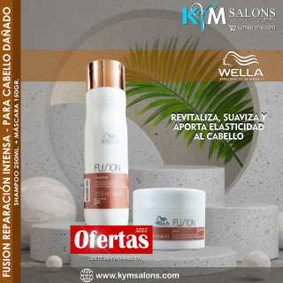 Pack Shampoo 250ml. + Mascarilla 150ml. Fusion Intense Repair Wella Codwefus