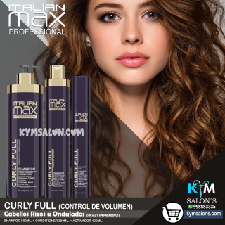 KIT CURLY FULL SHAMPOO 500ml. + CONDITIONER 300ml. + FLUIDO 120ml. ITALIAN MAX CodItacurly