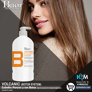Baor Volcanic Mud Shampoo 500ml. Post Bottox CodBaorBVMud