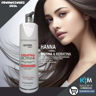 CONDITIONER 1000ml. - Hanna Caball Keratina & Biotina Control Caída CodHannbio