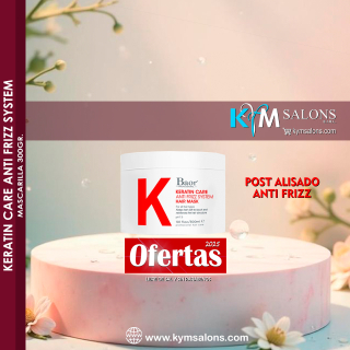 Baor Keratin Care Mascarilla 300ml. Cabellos Alisados o Naturales CodBaorKCare