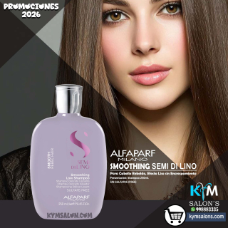 Shampoo 250ml. Smooth Semi Di Lino de Alfaparf - CodSmoothing