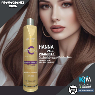 CONDITIONER 400ml. Vitamina C Hanna Caball Anti Age CodHannvc