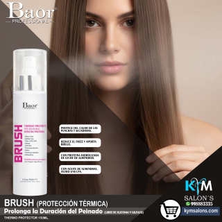 BRUSH Keratin Baor - Protector Térmico 150ml. Prolonga la duración del peinado CodBrushker
