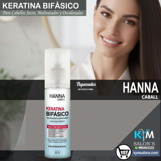 KERATINA BIFÁSICO - Reparador Instantáneo Bifásico 95ml. (Hanna Caball) CodHannbio