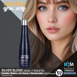 Conditioner 300ml. Silver Blond de Modda CodSilM