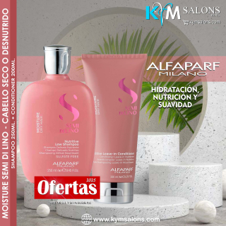 Pack Shampoo 250ml. + Conditioner 200gr. Nutritive Moisture Alfaparf CodMoisDry