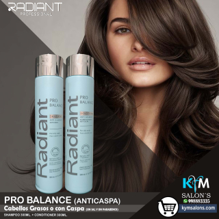 PACK SHAMPOO 300ml. + CONDITIONER 300ml. PRO BALANCE RADIANT CodProBal