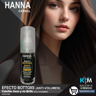 Serum 50ml. Reparador y Fortalecedor - Ácido Hialurónico, Vitamina E y CocoHanna Caball Efecto Bottoxs CodHanneb