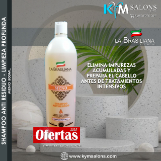 MENO SHAMPOO ANTIRESIDUO - LIMPIEZA PROFUNDA 1000ml. CodAliFor