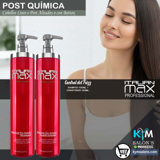PACK SHAMPOO 1000ml. + CONDITIONER 1000ml. Italian Max Post Química CodItaPQ