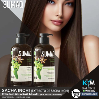 PACK SHAMPOO 500ml. + CONDITIONER 500ml. SUMAQ Sacha Inchi Codsainc