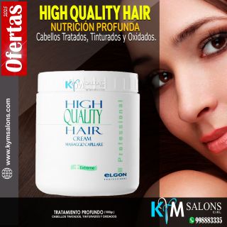 Mascarilla Extrema High Quality Hair 1 Kilo - Cabellos Procesados, Decolorados y Oxidados (Elgon Professional) CodElgon